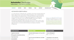 Desktop Screenshot of hefenhofen.ch
